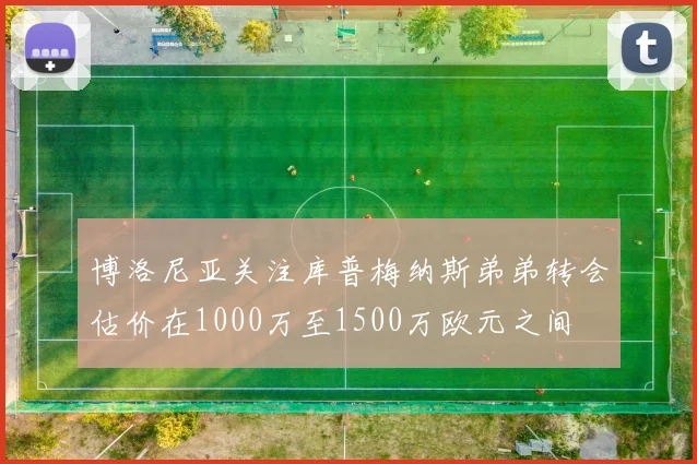 博洛尼亚关注库普梅纳斯弟弟转会估价在1000万至1500万欧元之间